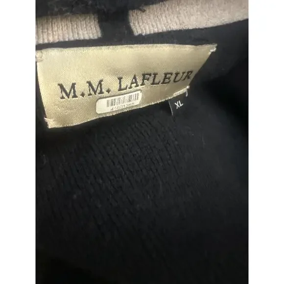 MM LaFleur O'Keeffe Sweater Cardigan Wool Silk Cashmere Duster XL *MISSING BELT* - Picture 11 of 16